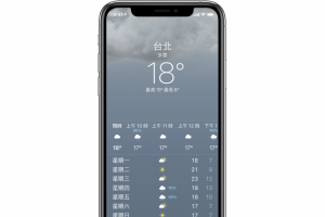 iPhone 天氣 App 加入貼心新設計！一眼就知道有多熱