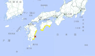 日本宮崎6.9地震！海嘯最高觀測到20公分　尚無災情傳出