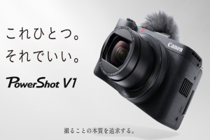 Canon 新款隨身相機 PowerShot V1 發布！動靜皆宜、支援 4K 60p 錄影